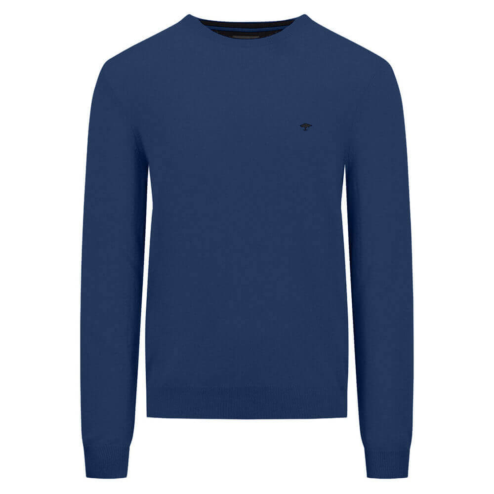 Fynch Hatton O Neck Merino Cashmere Jumper